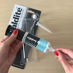 Araldite Colle haute performance epoxy à prise rapide Crystal 24 ml