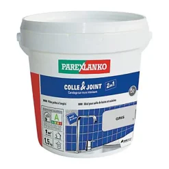 Parexlanko Colle Carrelage-Colle & joint pâte gris 1,5 kg