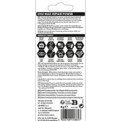 UHU Colle Max Repair 8 grammes Transparent