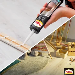Pattex Colle Parquet-Colle fixation bois plinthes cartouche 380g