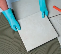Semin Colle Carrelage-Colle pour Carrelage Haute Performance Kedofix , Prêt à l'emploi, Intérieur/extérieur, seau de 5 kg