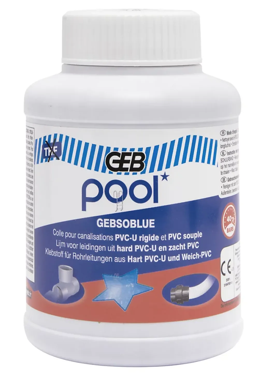 Geb Colle PVC spéciale piscine POOL 250ml