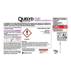 Quelyd Colle|Colle Pour Polystyrène-Colle pour Dalles de plafond Pâte 7 kg