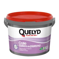 Quelyd Colle|Colle Pour Polystyrène-Colle pour Dalles de plafond Pâte 7 kg