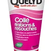 Quelyd Colle Papier Peint-Colle spéciale finitions et retouches pâte tube 100g