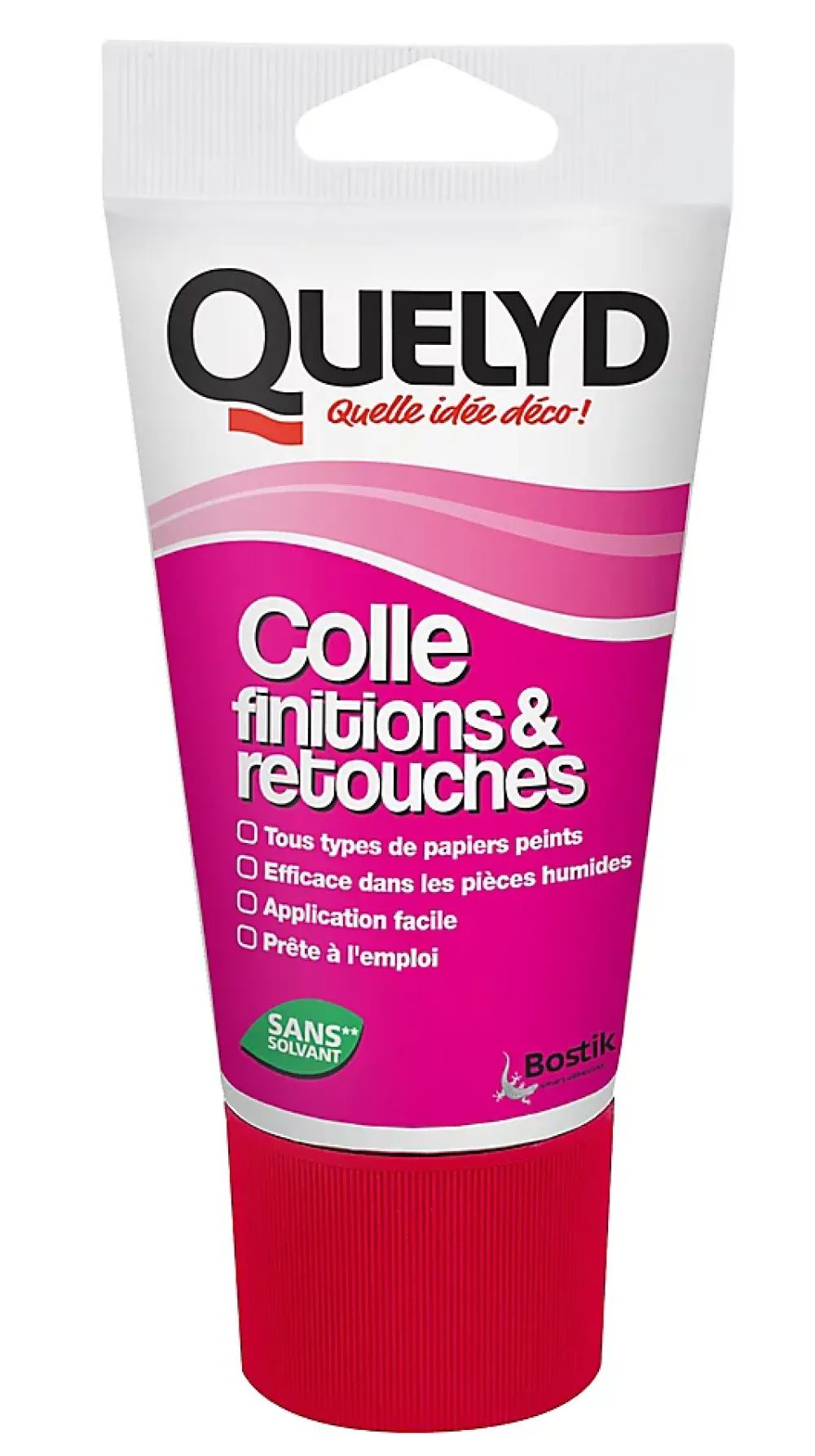 Quelyd Colle Papier Peint-Colle spéciale finitions et retouches pâte tube 100g
