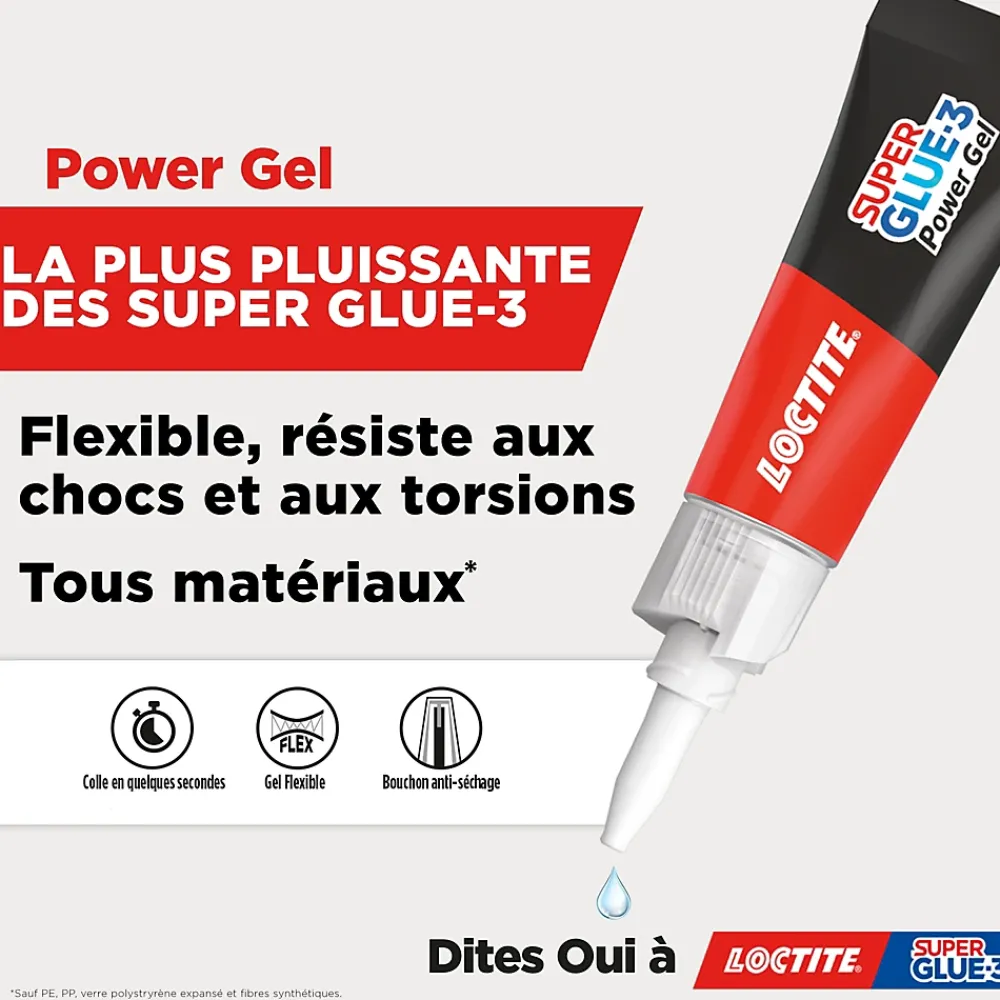 Loctite Colle Superglue-3 Power Gel 3g