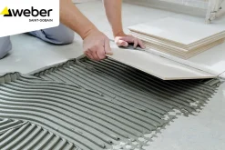 Weber Saint-Gobain Colle tous carreaux neufs et réno gris Weber 25kg