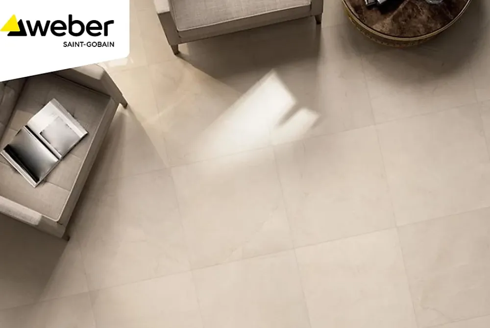 Weber Saint-Gobain Colle tous carreaux neufs et réno gris Weber 25kg