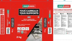 Parexlanko Colle tous carreaux tous supports Gris 25kg