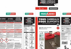Parexlanko Colle Carrelage-Colle tous carreaux tous supports Gris 5kg