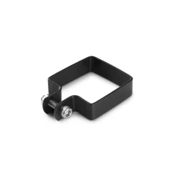 Easy Cloture Collier De Serrage-Collier de fixation carré 80 x 80 mm pour portillon grillagé Noir