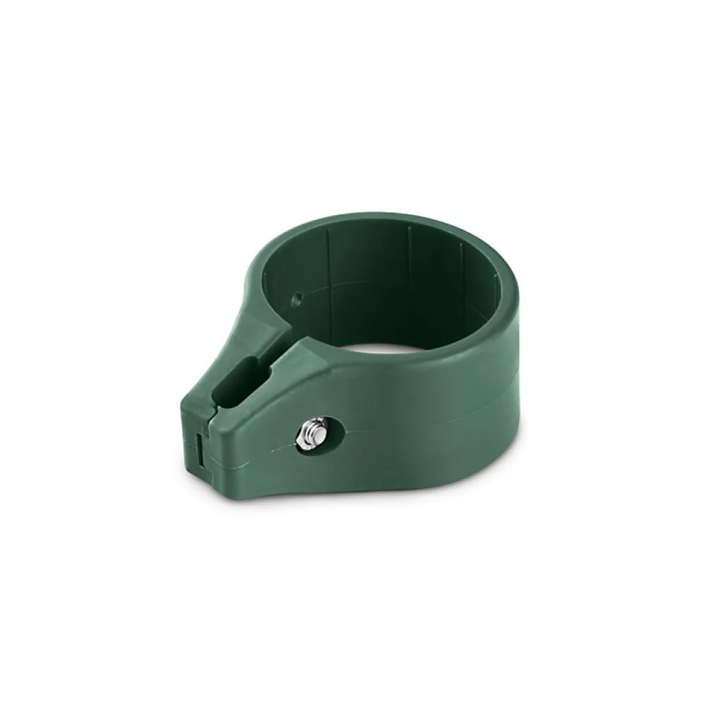 Easy Cloture Collier de fixation rond pour portillon grillagé 60mm Vert