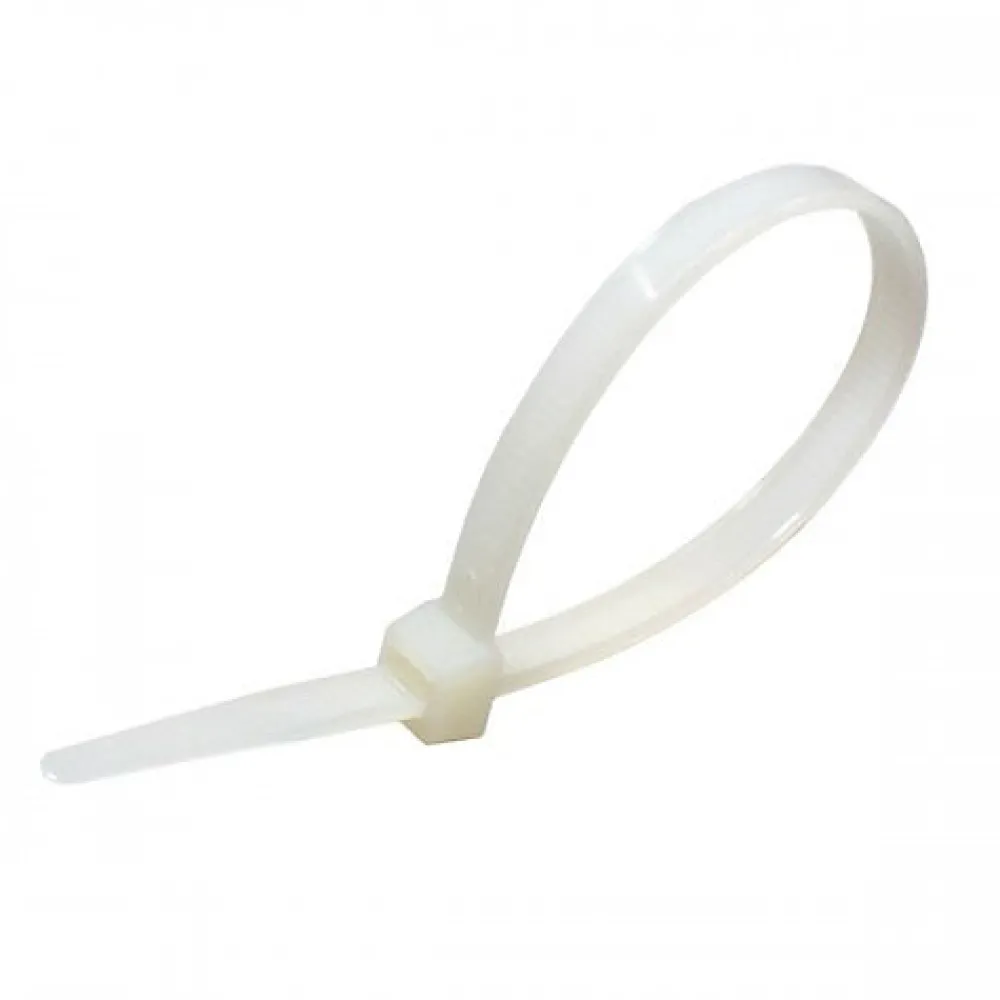 Velamp Fixation Et Raccordement Du Câble-Colliers de fixation en nylon. Blancs. 2,5x100 - 100pces