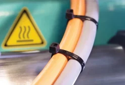 Velamp Fixation Et Raccordement Du Câble-Colliers de fixation en nylon. Noirs. 7,6x550 - 50pces