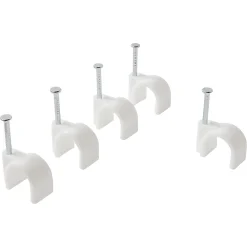 Diall 100 colliers de serrage en nylon ø 10 à 11 mm blanc