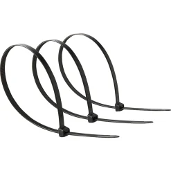 Diall 50 colliers de serrage en nylon 7,5 x 400 mm Noir