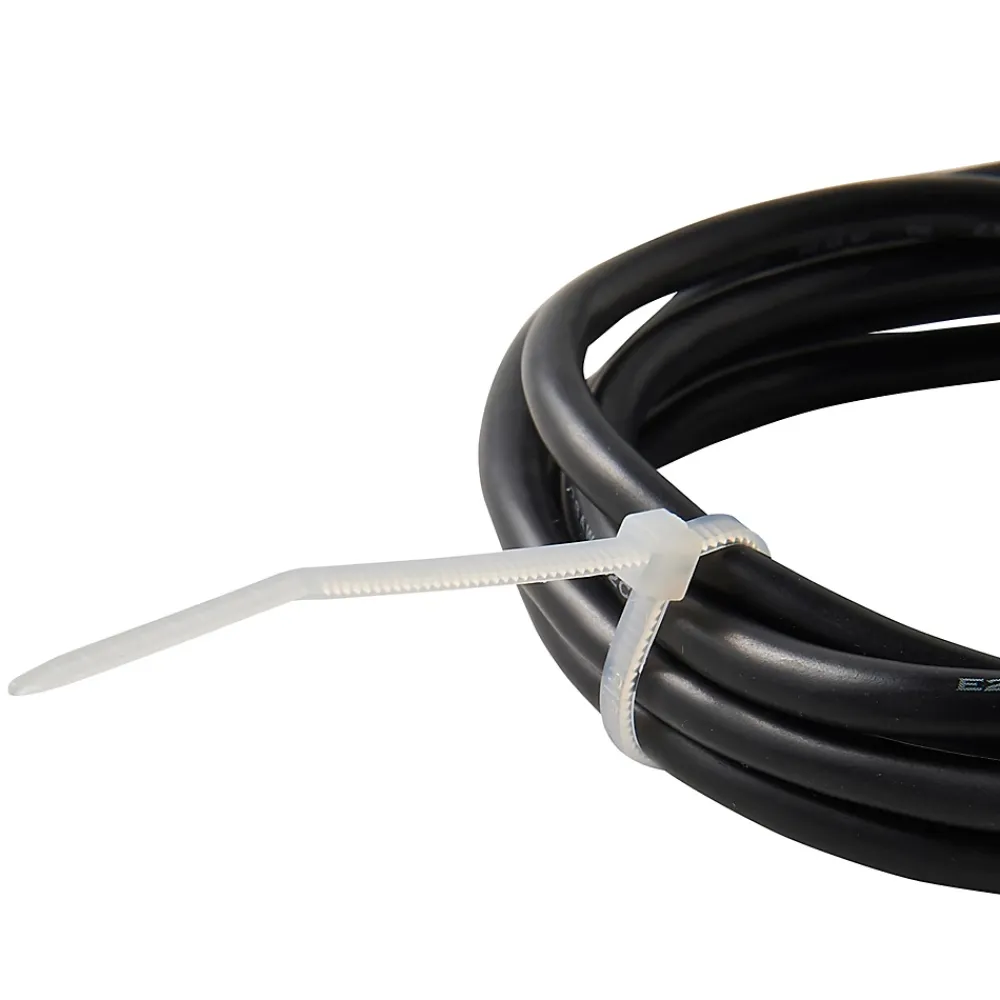 Diall 100 colliers de serrage en nylon 2,5 x 100 mm transparent