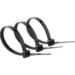 Diall 25 colliers de serrage en nylon 6 x 175 mm noir