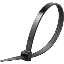 Diall Fixation Et Raccordement Du Câble-100 colliers de serrage en nylon 9 x 300 mm noir