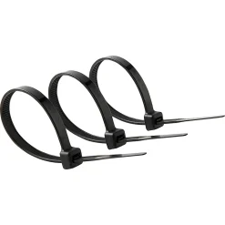 Diall Fixation Et Raccordement Du Câble-100 colliers de serrage en nylon 6 x 175 mm noir