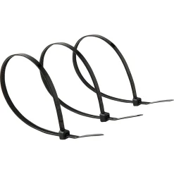 Diall Fixation Et Raccordement Du Câble-100 colliers de serrage en nylon 4,8 x 250 mm noir