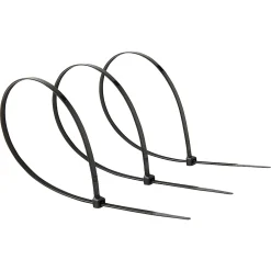Diall Fixation Et Raccordement Du Câble-25 colliers de serrage en nylon 9x 300mm noir