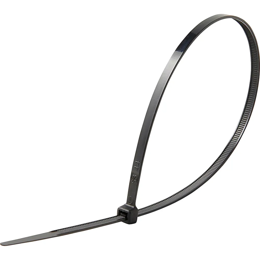 Diall Fixation Et Raccordement Du Câble-25 colliers de serrage en nylon 9x 300mm noir
