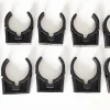 Codital Collier De Serrage-Colliers PVC de fixation à clip pince ouverte PVC 63mm (Lot de 10)