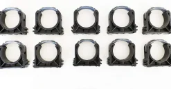 Fitt Collier De Serrage-Colliers PVC de fixation à clip fermé PVC 50mm (Lot de 10) Fixation Industrielle tuyaux