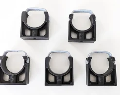 Codital Colliers PVC de fixation à clip PP fermé PVC 50mm (Lot de 5) Fixation Industrielle tuyaux