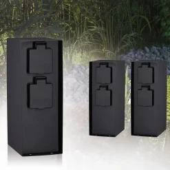 Paulmann Colonne de prises Rio Quadruple IP44 Anthracite