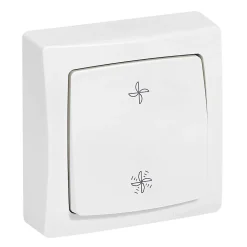 Legrand Interrupteur En Saillie-Commande pour VMC en saillie blanc 10A