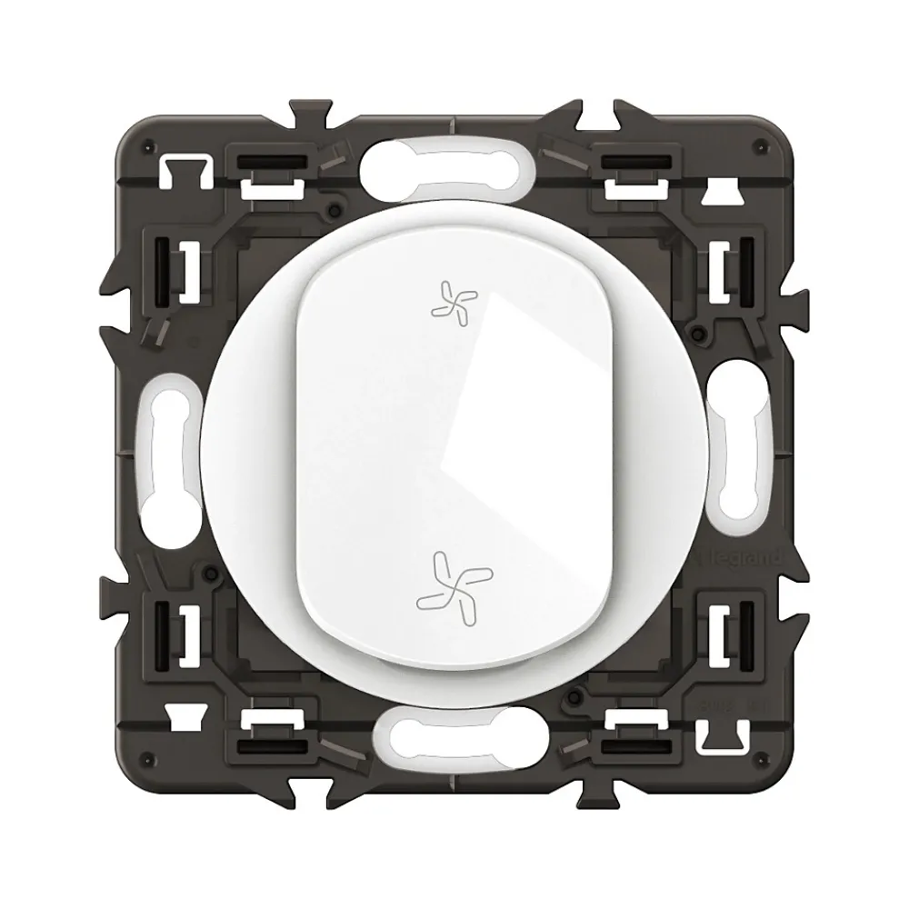 Legrand Commande poussoir de VMC Céliane blanc