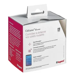 Legrand Interrupteur Encastrable-Commande sans fil pour interrupteur filaire de volet roulant connecté Céliane with Netatmo titane