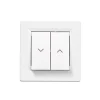 Schneider electric Commande volet roulant 2 boutons complet Asfora blanc