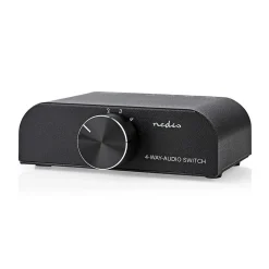 Nedis Commutateur audio 4 Ports Entrées 3x RCA