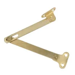 Diall 2 Compas coulisseaux avec arrêt droite/gauche acier laiton L.200 mm x l.10 mm