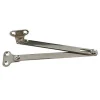 Diall 2 Compas coulisseaux avec arrêt droite/gauche acier nickelé L.200 mm x l.10 mm