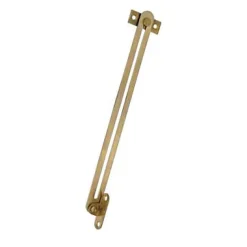 Diall 2 Compas coulisseaux à glissière droite/gauche acier nickelé L.140 mm x l.16 mm