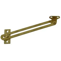 Diall 2 Compas coulisseaux à glissière droite/gauche acier laiton L.140 mm x l.16 mm
