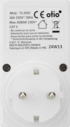 Otio Compteur contrôle d'énergie Schuko -