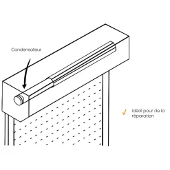 Ducati Fusible-2 Condensateurs, 3,5 uF, à Connecteurs, pour Moteur Volet Roulant Bubendorff