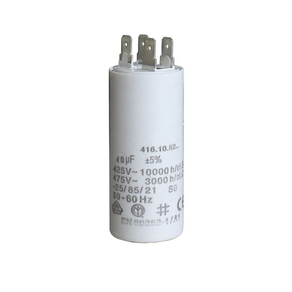 Ducati Fusible-Condensateur, 40 uF, à Cosses, pour Appareils Electriques
