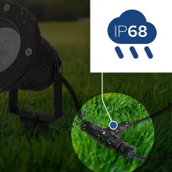 Horoz Electric Fixation Et Raccordement Du Câble-Connecteur de câble étanche en T IP68 3 fils noir