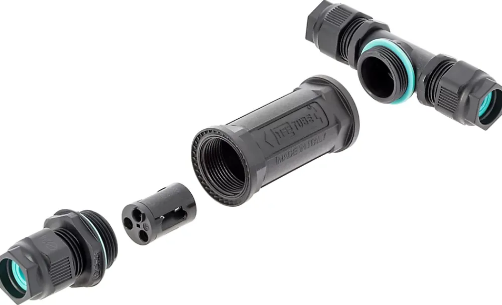 Diall Accessoire De Raccordement-Connecteur en T tube 3 pôles IP68