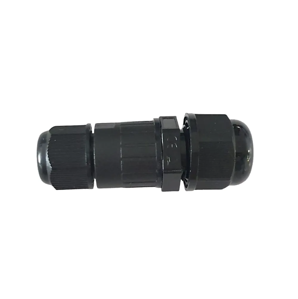 Silamp Connecteur Linéaire 1 sortie étanche IP68 NOIR -