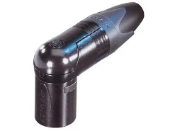 Neutrik Câble Et Connectique Audio-Connecteur XLR 3P mâle coudé noir