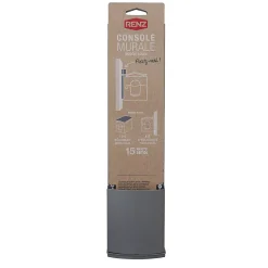 Renz Console murale à visser Soléa Gris mat 7037 M