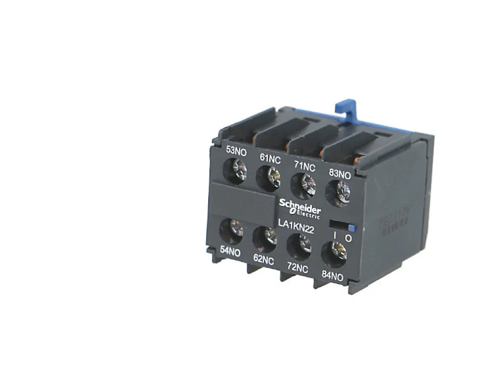 Schneider Electric Contact auxiliaire 2NO+2NC pour contacteur TeSys LC1K, montage frontal
